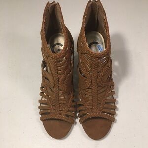 G by Guess Booties Brown Size 7M